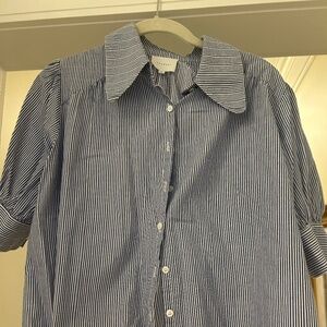 Pinstripe Blouse